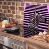 Szklana Deska Do Krojenia 2X 30X52 Zebra