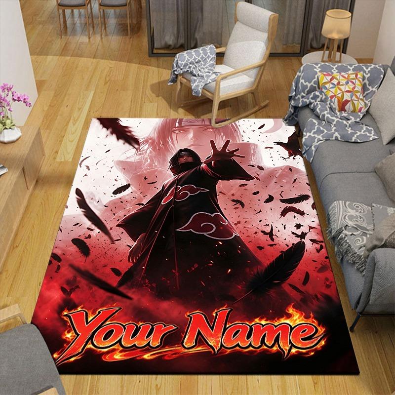 Custom 1Pc Shadows Cloud Flannel Personalized Rug Non Slip Floor Mat Soft Carpet for Living Bedroom Office Home Decor Gift