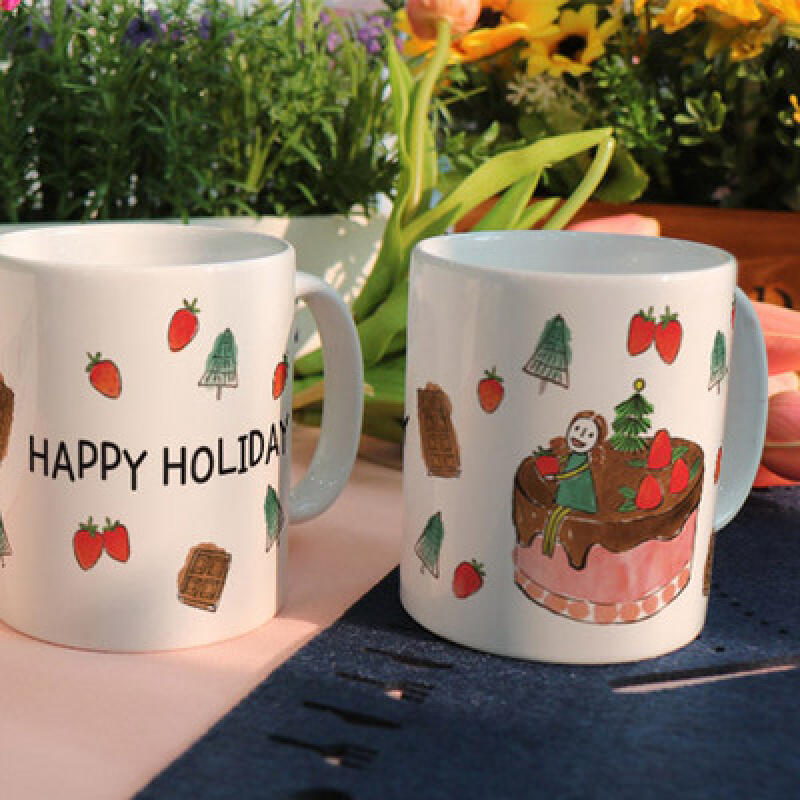 ie011-Design Mug 2p-Holiday Cake