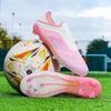 Men Football Boots Long Spikes Match Futsal Soccer Shoes Training TF Ultralight Indoor Sneakers Breathable Cleats Drop