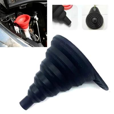 Entonnoir de moteur universel en Silicone pour voiture, liquide de lavage, changement de liquide, pliable, Portable, huile moteur automobile, entonnoir de changement d'essence
