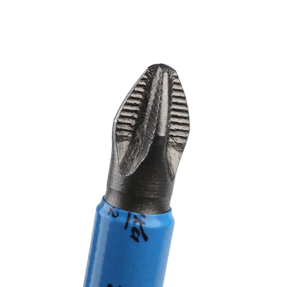 10 Pièces Jeu d'Embouts de Tournevis Cruciformes Antidérapants en Acier Allié Accessoires
