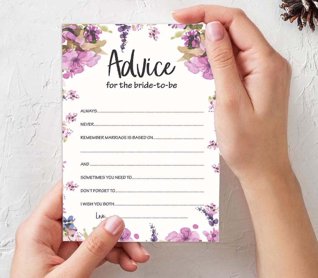 Inkdotpot Bridal Shower Games Set of 5 (Activities for 50 Guests) Floral Theme Fun Bachelorette Party Games Set Bundle