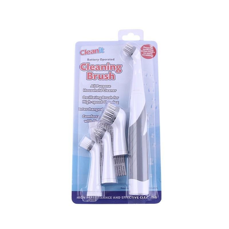 Cleaning Scrubber Super Electric Brush House Help Kitchen Bathroom 4 In 1