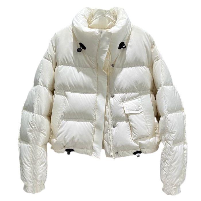 Stand-up collar short down jacket women's winter new fashion thickened small bread jacket European jacket