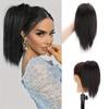 1PC Messy Bun Hair Piece Claw Clip Hair Bun Synthetic Straight Hair Extensions Buns Claw Clip Ponytail Hairpieces Hair Claw Clips For Women