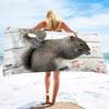 Beach Towel Large Beach Towels Oversized Cool Towel Pool Towel Microfiber Beach Towels Absorbent Lightweight, Soft and Quick Dry