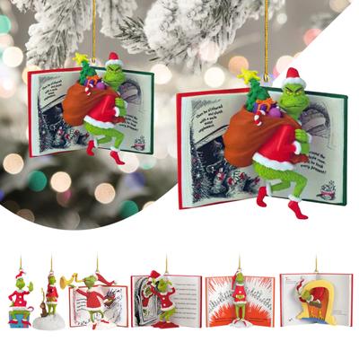 Stola Christmas Resin Anhänger Weihnachtsbaumschmuck, 1 Stück Weihnachtsdekoration How The Stole Christmas mit vorhandenem Weihnachtsornament