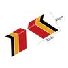 2pcs Car 3 Color Stickers For Opel Astra Corsa ignia Opc Vectra Zafira Grandland Meriva Mokka Crossland X Auto Accessories