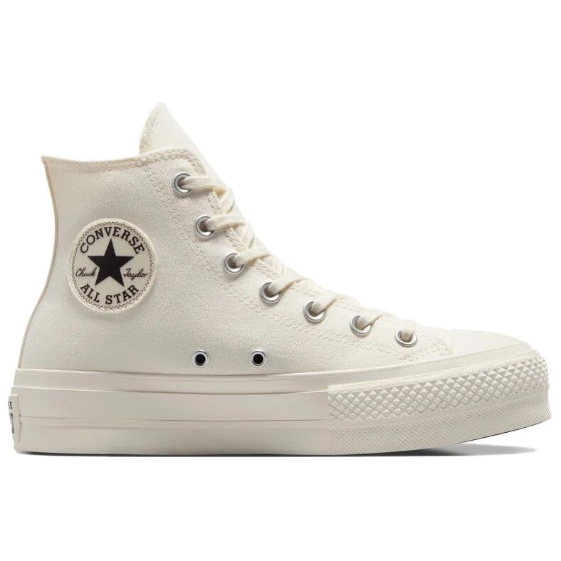 Converse  Chuck Taylor All Star Lift Platform High Pearls & Studs - Egret Women Sneakers Cream Black A12512C