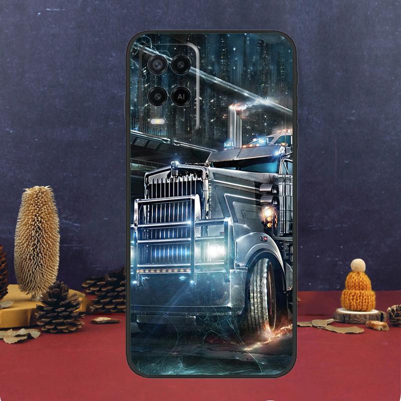 

Cool Heavy Truck Car Case For Oppo A94 A74 A54 A15 A17 A57 A6 A5 Pro A16 A76 A96 A40 A60 A80 A18 A38 A58 A78 A98 OPPO A58 4G