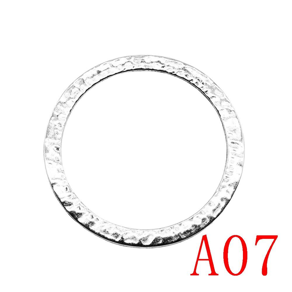 Big Circle Charms For smykker Making Accessori Decor Diy