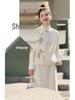 Spring 2025 New Chinese Style Stand Collar Vest & Half Skirt Two-Piece Set Dress (ZM25201)