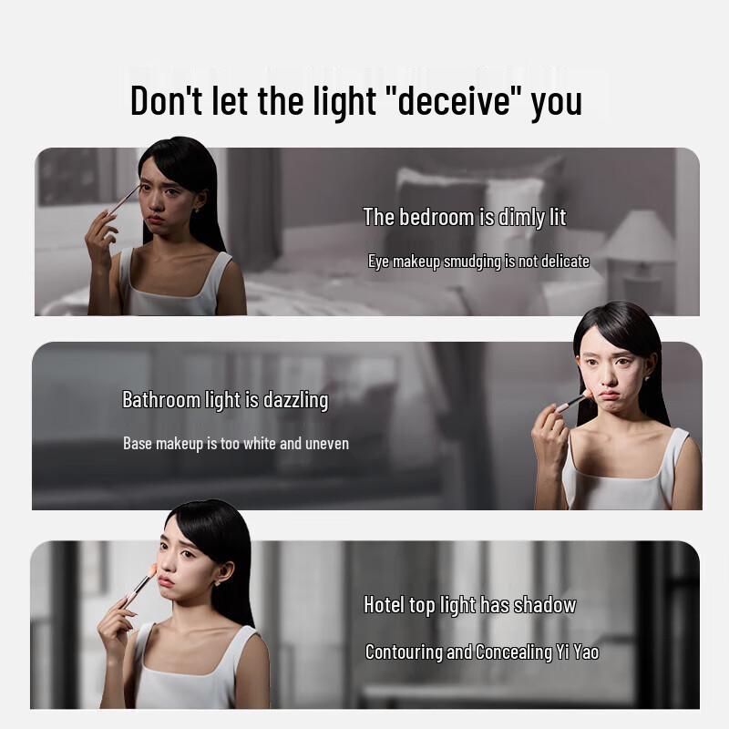 AMIRO Mini3 LED HD Smart Makeup Mirror