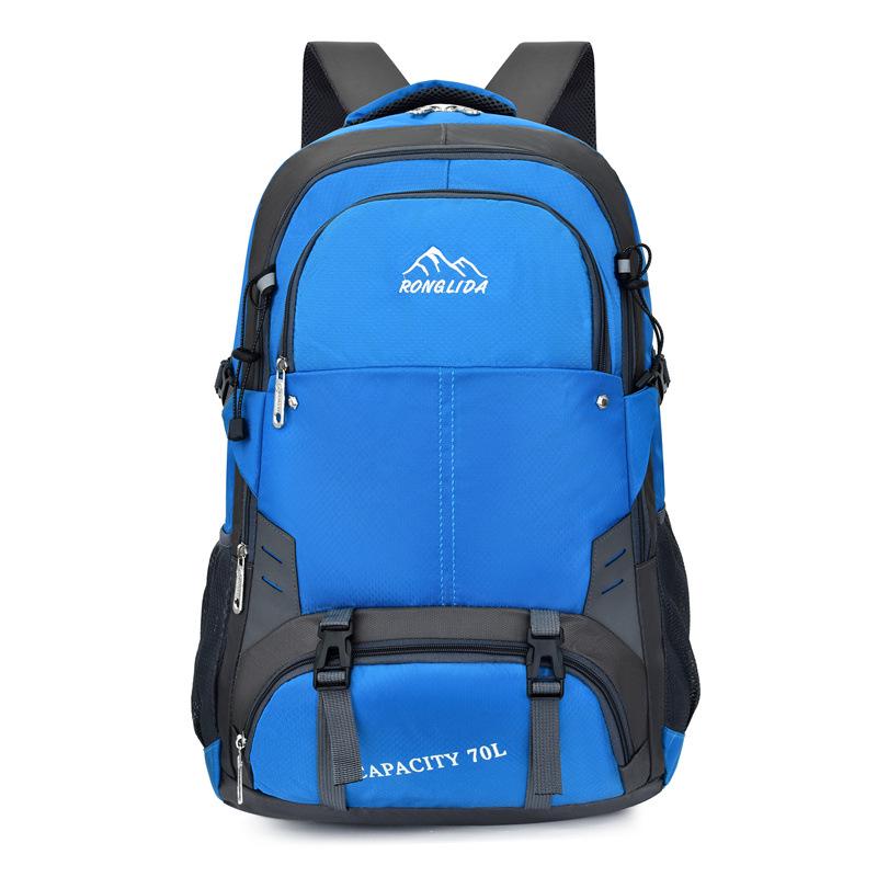 

Korean Style Large Capacity Outdoor Backpack - Travel, School, Sports & Mountaineering Companion Below 20L небо синє кольору