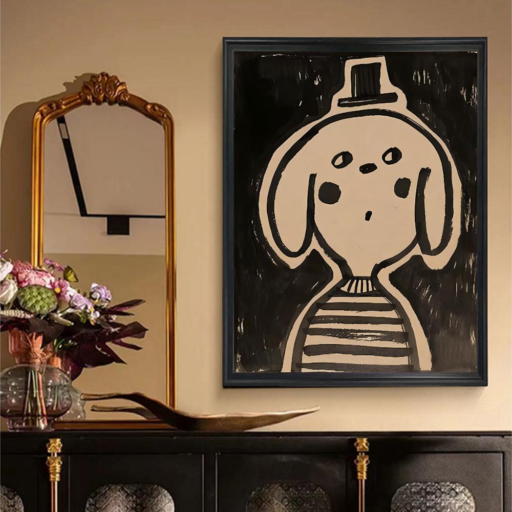 

1 шт. абстрактный леопард кролик медведь тигр мышь радуга забавный постер HD постеры для дома комната бар кафе декор искусство настенная живопись картина 21cm×30cm NoFrame