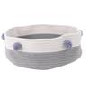 Cat Scratcher Bed Basket Cotton Rope Hand Knitting Stylish Look Cat Sleeping Bed Scratching Mat for Home Indoor