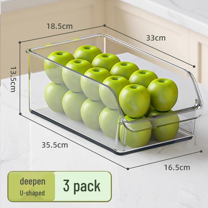 Egg and Food Fresh-Keeping Refrigerator Organizer Box