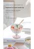 Nordic Pearl Tall Stem Ice Cream Cup - Exquisite Ceramic Dessert Bowl