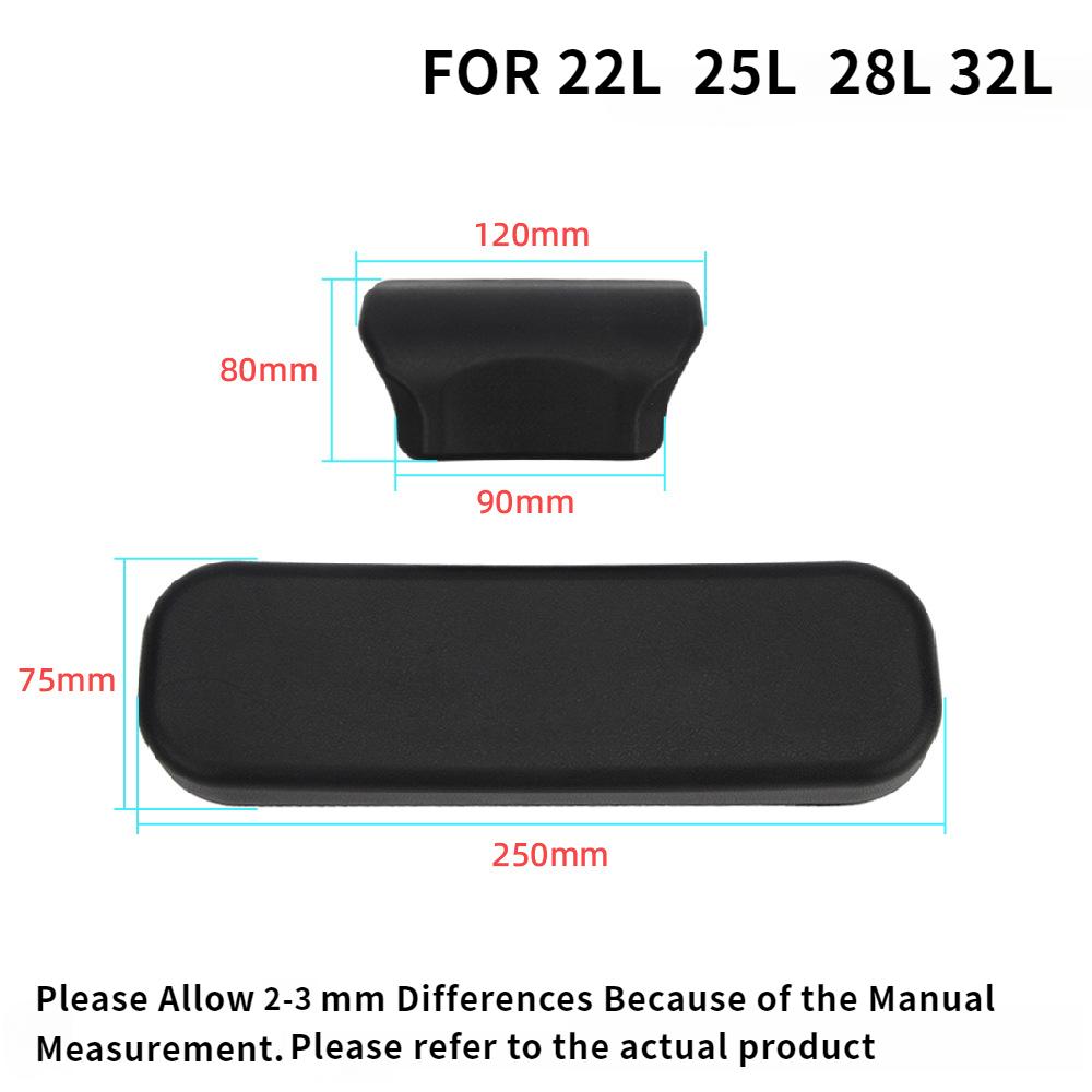 

28 л/36 л/45 л/55 л/65 л/80 л Мотоциклетная задняя спинка из ПУ и алюминиевого сплава, подушка спинки задней двери мотоцикла 28L/32L