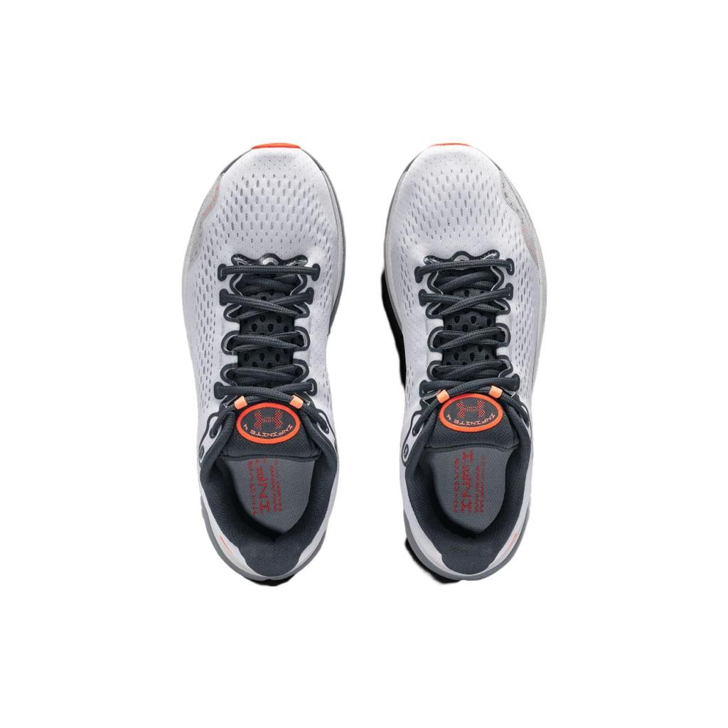Under Armour HOVR Infinite 4 White Harbor Blue After Burn Men Sneakers 3024897-105