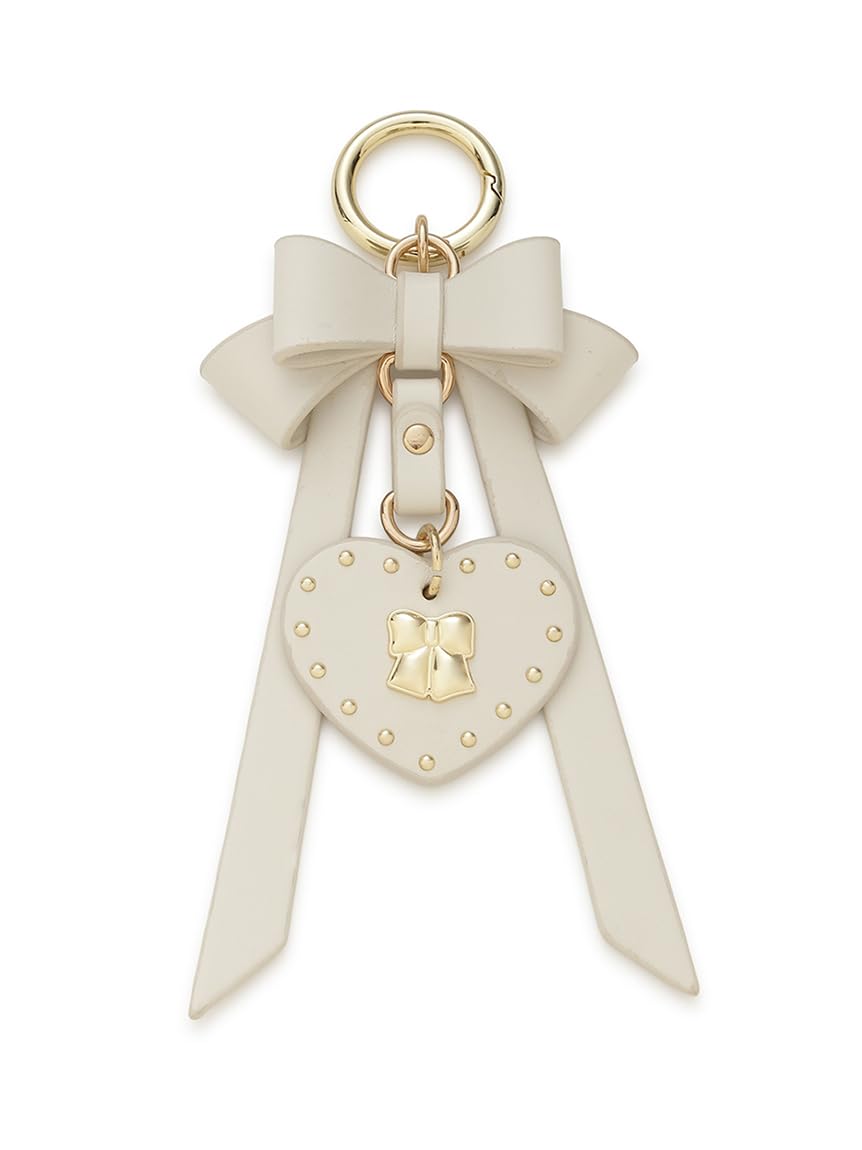 Furfur Ribbon Crimp Bag Charm RWGG255516 White Free Size Women s белый