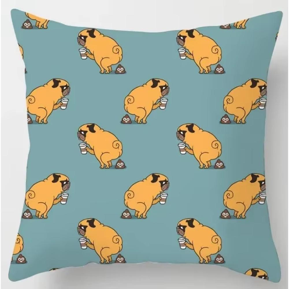 

Послеобеденный чай кофе простой чехол с буквенным принтом чехол для подушки на диван в машину чехол для подушки для украшения дома 66x66cm бордовый