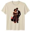 RoUnisextic Couple Love Hearts Unisexs TShirt Unisexs Tee Graphic Unisex Top