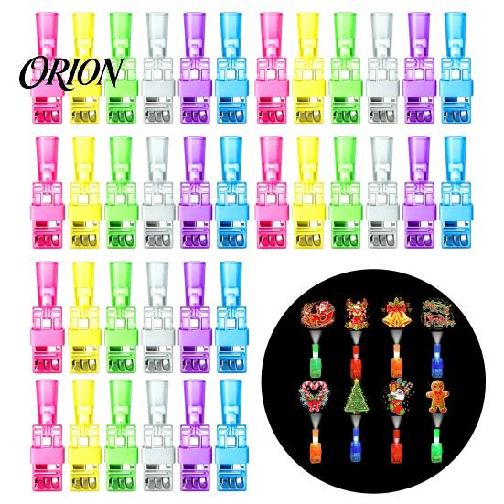 Holiday Party Favors 36Pcs Christmas Finger Projector Rings, LED Projection Light Xmas Pattern Glowing Toys Favor with Santa Snowman Tree for