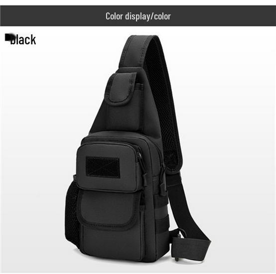 Outdoor Military Tactical Chest Bag, Multifunctional Crossbody Shoulder Bag for Men, Large Capacity Mountaineering Daypack