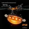 Universal LED Daytime Running Lights: Small Yellow Grille Lights for Pickup Trucks with 4 LED Beads