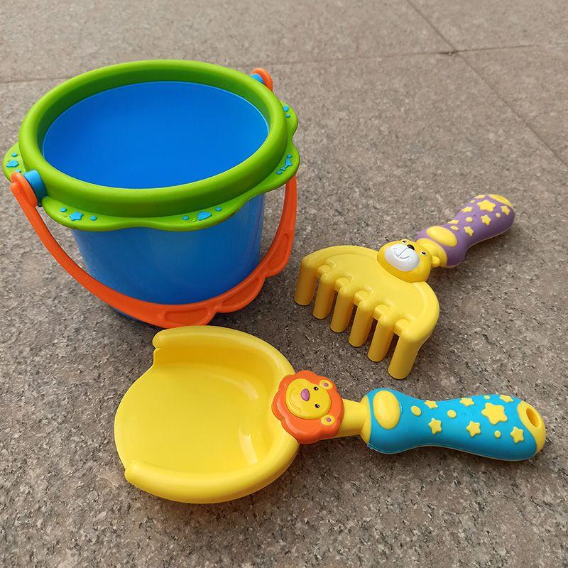 Children Beach Toy Suit Shovel Bucket Playing with Soil Baby Sand Digging Tool Sand Boys and Girls Sea Treasure Edge