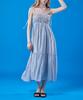 Collet Daisy Rustling Ribbon Summer Frill Layered Sleeveless Dress [Gray] Kcl.