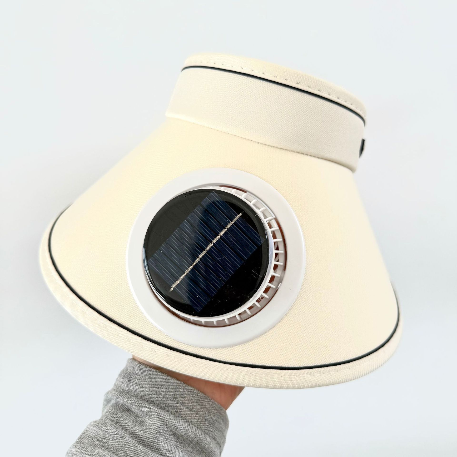 Summer new fan sun protection solar hat sun protection empty top charging sun hat outdoor sun hat UV