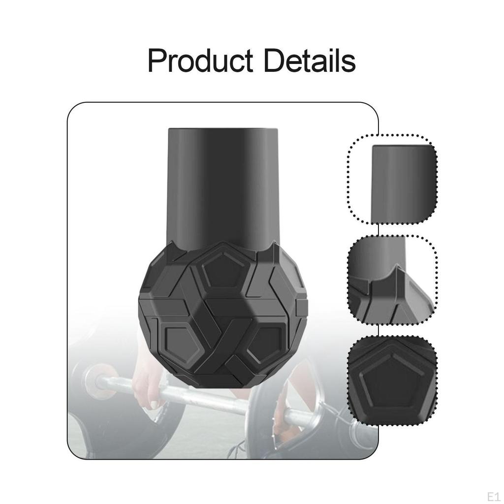 Bar Row Attachment for Barbell Ball Exercise Machine Accessory Holder Base Rotation