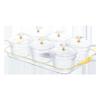 Multi-Grid Plastic Snack and Candy Dish for Home
