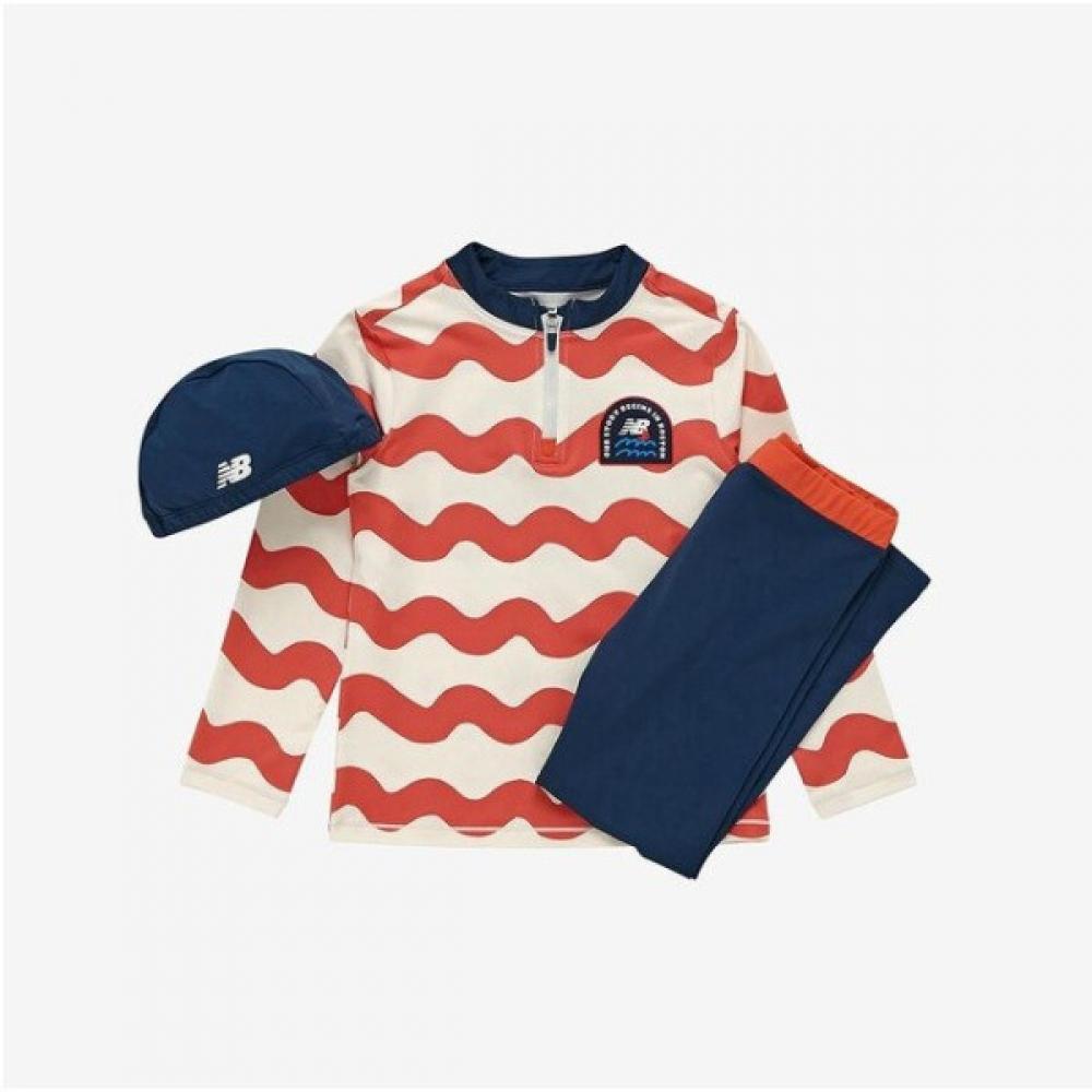 

New Balance Kids Beach Lounge Rash Guard Uni 2 в 1 Nk9re2110u 20 (20)Red/110