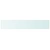 VidaXL Panneaux d'étagère 2 pcs Verre Transparent 110 x 20 cm