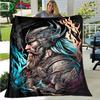 Nordische Wikinger-Mythologie Weiche Decke Sport Wohnzimmer Schlafzimmer Sofa Bett Decke Geburtstagsgeschenk Reise Büro Mittagspause Decke