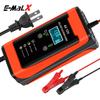 6V 12V 6A Car Battery Charger Universal Smart Fast Charge Cycle GEL Lead-Acid Charger Auto Motorcycle Pulse Repair LCD Display
