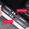 2025 Hot Car Door Sill Protector Plate Threshold Anti-Scratch Bumper Stickers for Volkswagen Golf R Rline Tiguan Polo GTI CC Pas