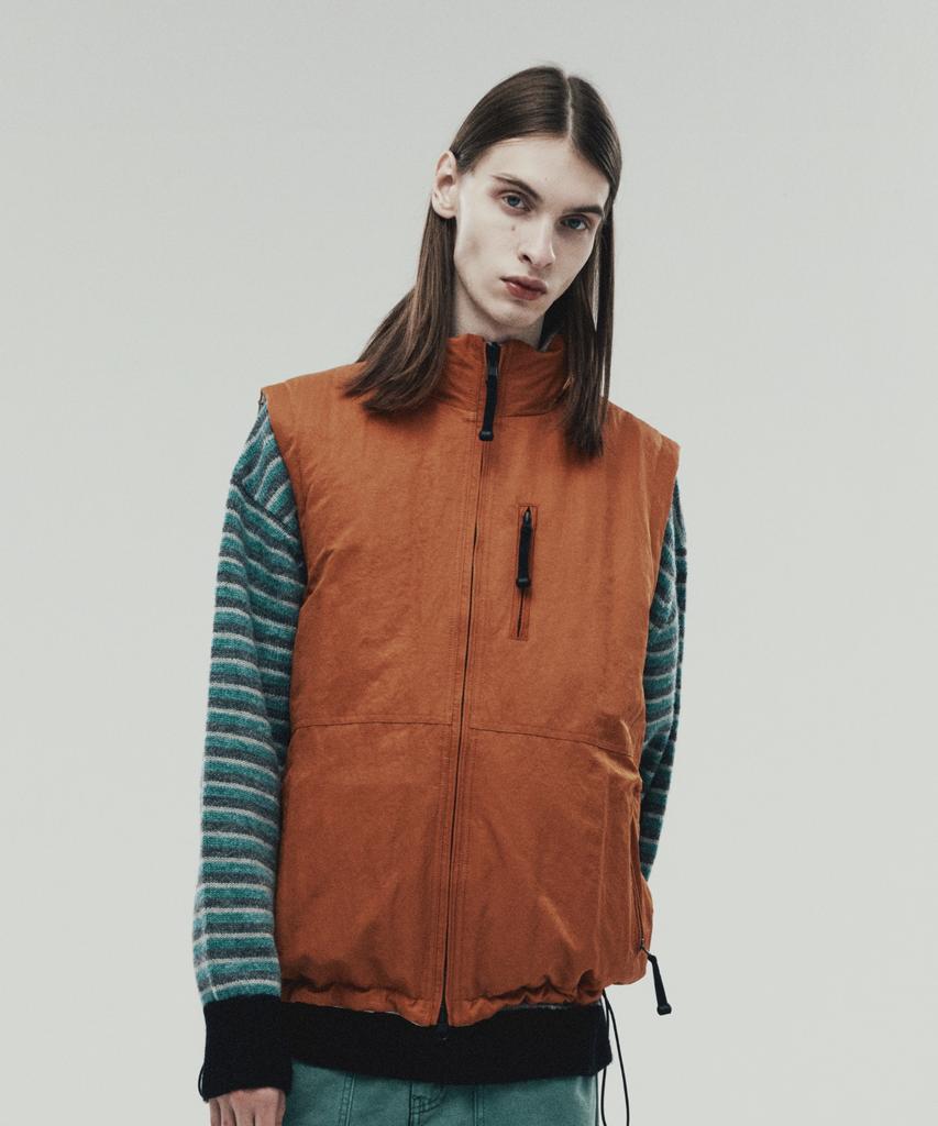 Thevinylhouse Reversible Padded Vest Sand (Vh2Dwub990A)