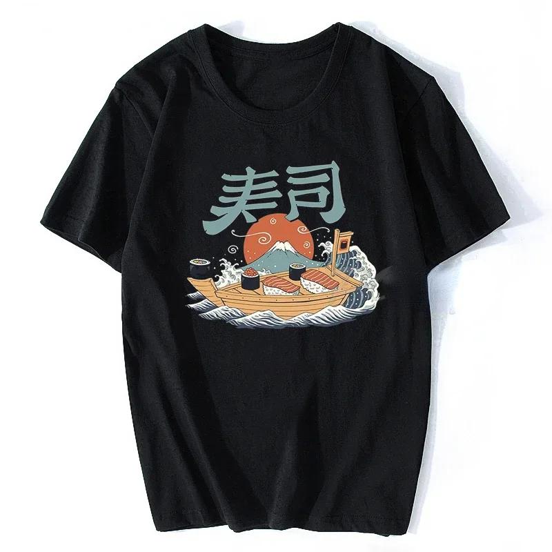 Japanese Cat Anime Neko RaUnisex T Shirt Unisex Women Aesthetic Loose Breathable Vintage Tshirt Harajuku Streetwear Camisetas Hombre