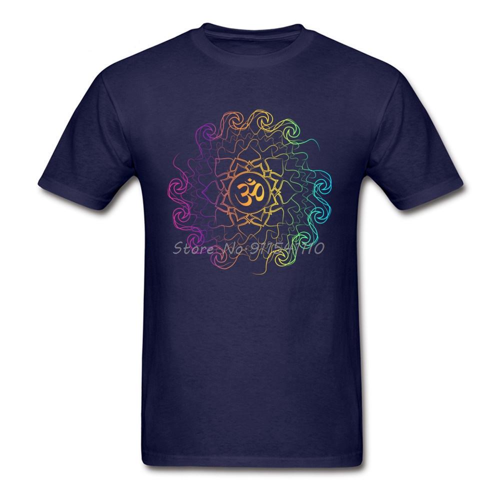 

Специальные мужские футболки на заказ Цветная футболка с мандалой энергии Ом Геометрическая одежда для муай-тай Взрослый большой размер Черная футболка Топы 4XL