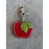 Used Keychain Bag Charm Apple Motif