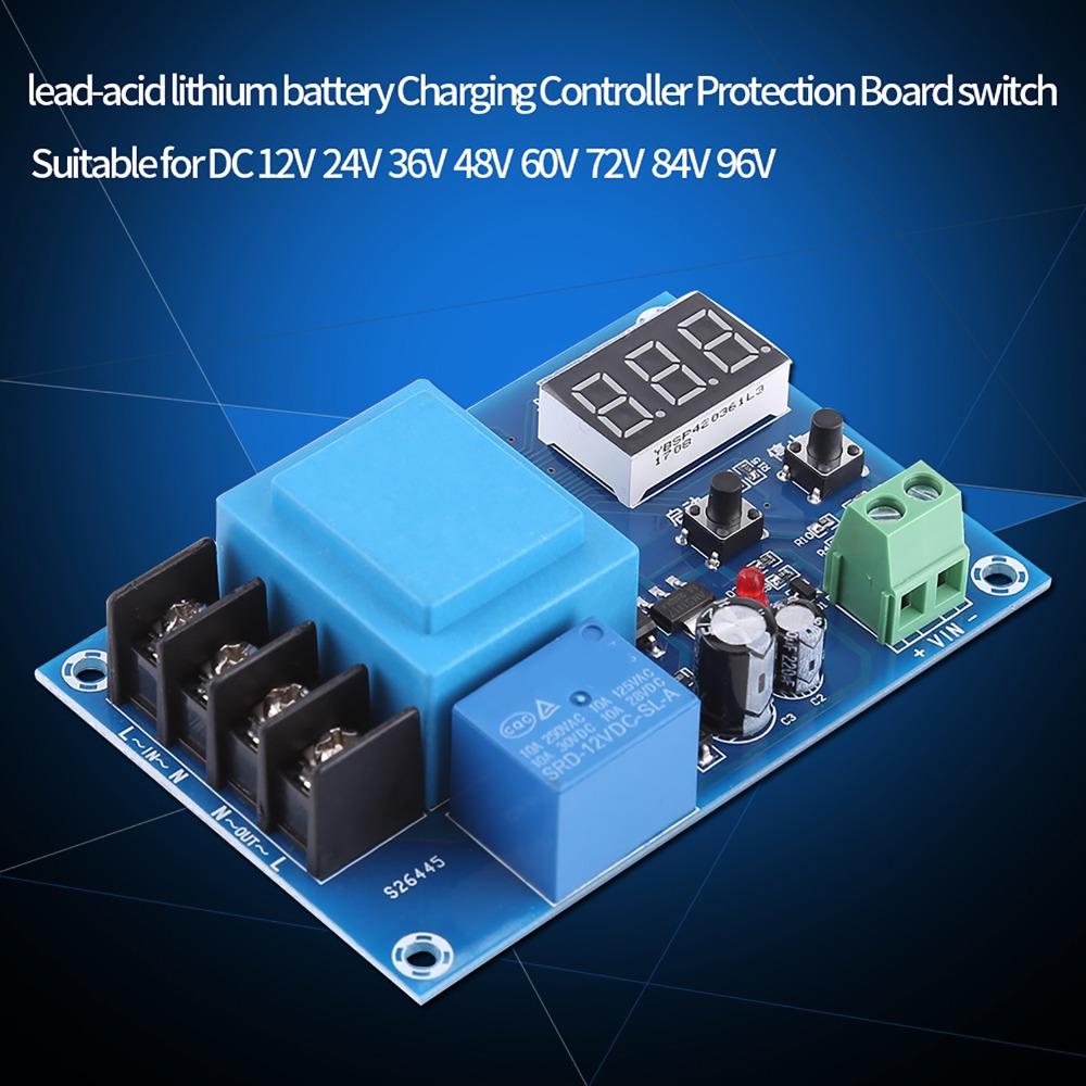 With 3-Digit Display Voltage Controller Module XH-M602 Switch Protection Board  Lithium Battery