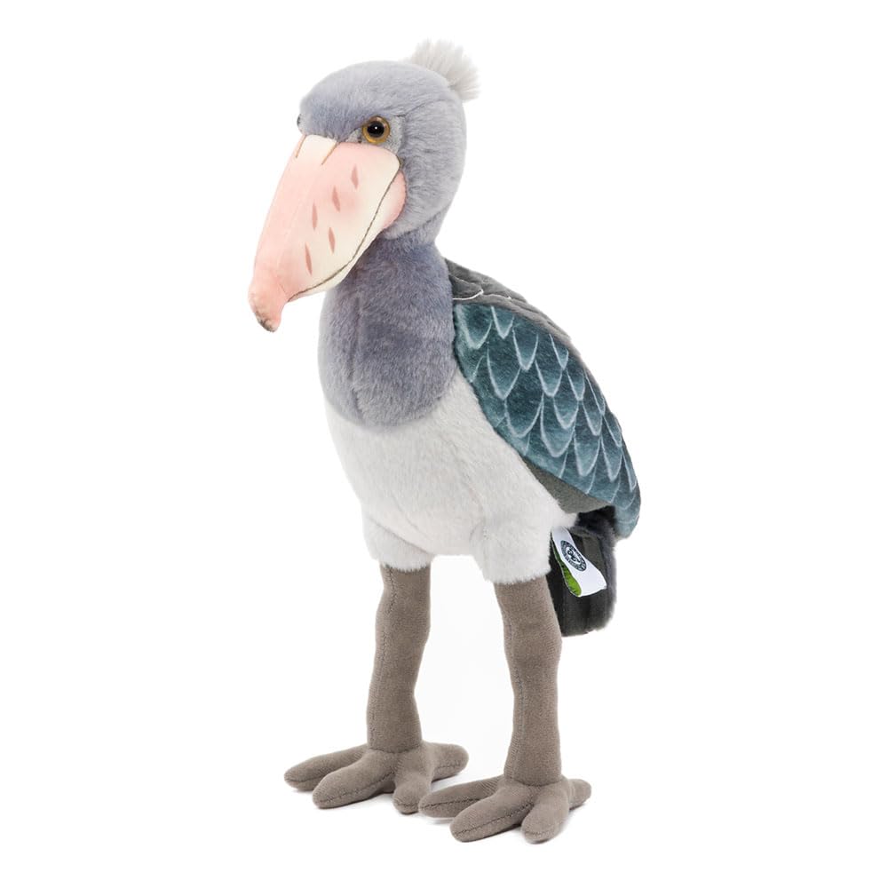 Carolata Shoebill Plush Realistic Animal Birthday Christmas Gift Toy, Toy, Doll, Gift, (Twice Tested) / Christmas,