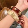 Bohemian Shell Resin Braclets For Women Geometric Hyperbole Vintage Bangles Jewelry Fashion Elegant Acrylic Pulseras