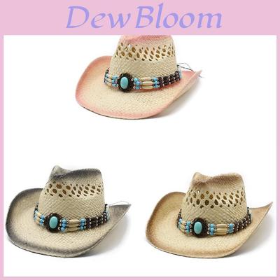 Summer Straw Hat With Openwork Handwoven Design For Sun Protection And Breathability