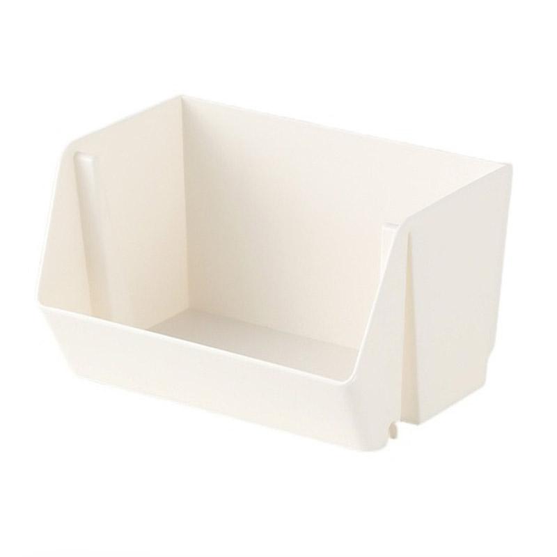 Stackable Multi-Layer Storage Box - Wall-Mounted & Desktop Organizer for Clutter, Versatile Storage Container for Bathroom